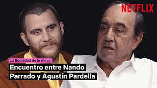 Nando Parrado superviviente de los Andes y Agustín Pardella actor  La Sociedad de la nieve [upl. by Pangaro]