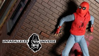 Mezco One12 Collective Homecoming Homemade Suit SpiderMan [upl. by Ettenahs110]