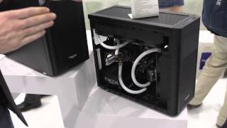 Fractal Design Booth Featuring JOSH Arc XL Arc Mini R2  Computex 2013 [upl. by Levitus10]