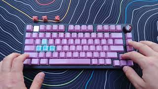 The THOCKIEST keyboard  AKKO Rosewood  Leobog Hi75  sound test [upl. by Otreblasiul]