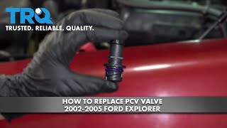 How to Replace PCV Valve 20022005 Ford Explorer [upl. by Acillegna]