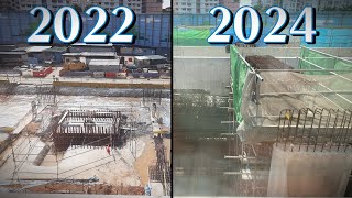 Jurong Region Line  JS1 Choa Chu Kang Construction Progress 20222024 [upl. by Chiquia]