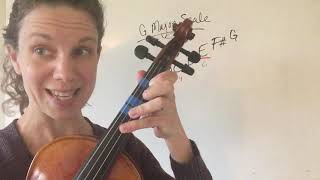 E minor Scale and Arpeggio – Violin Tutorial [upl. by Olra810]