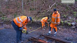 Neue Schienen für die Feldbahn [upl. by Bertsche]