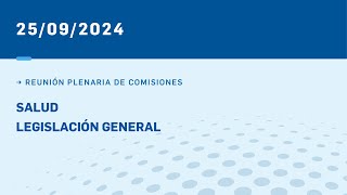 PLENARIO DE SALUD Y LEGISLACIÓN GENERAL 250924 [upl. by Eniluj]