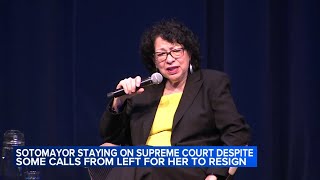 Sotomayor has no plans to resign from Supreme Court before Bidens term ends sources tell ABC News [upl. by Denise166]