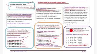 Amortisman hesaplama ve yevmiye kaydı  normal kıst ve azalan kalanlar ile amortisman hesaplama [upl. by Kantor]