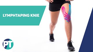 Knie tapen  Lymphtaping  PhysioTape [upl. by Rowena]