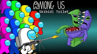 Among Us vs Skibidi Toilet  Animated Gameplay [upl. by Vetter]