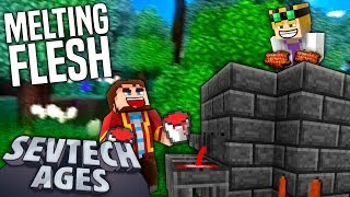 Minecraft  MELTING FLESH  SevTech Ages 39 [upl. by Eiveneg]