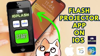 Flashlight Video Projector  How To Get Projector APP for iOSAndroid  ANY PHONE ✅ 2023 [upl. by Haseena]