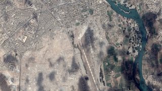 Satellite Imagery The Islamic States Mosul Defenses [upl. by Parik]