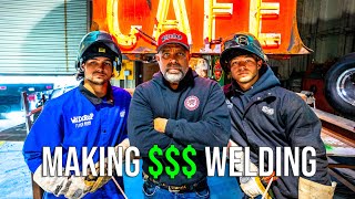 Making 1000s With A Welder at 20 Years Old  Why You Need To Get Into Welding [upl. by Oirogerg407]