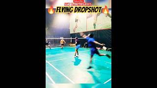 🔥Flying DropShot🔥 youtubeshorts shorts sports [upl. by Adnarem683]