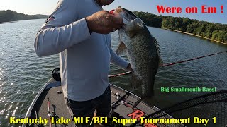 Kentucky Lake MLFBFL Bass Super Tournament 82424  Day 1 with Boater Terry Bolton [upl. by Giarla]