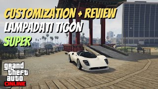 Customization And Review Lampadati Tigon  Super Car [upl. by Ramu]