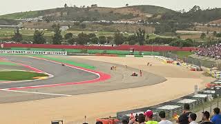 Viñales Crash Last Lap  Portugal Moto GP [upl. by Haneehs]