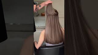 Describe this highlights hair dyeing technique sharing [upl. by Retsof535]