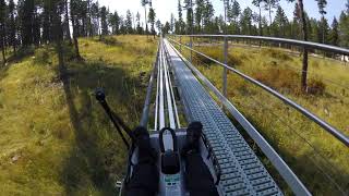 Flathead Lake Alpine Coaster POV [upl. by Mellins156]