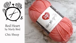 Review Red Hearts Chic Sheep Marly Birds Yarn [upl. by Fifi]