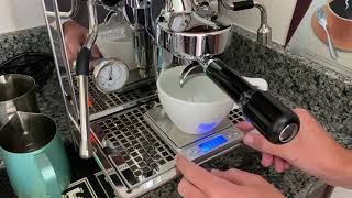 Profitec Pro 500 Daily Process amp Latte Art [upl. by Eceirehs]