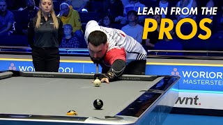 How Pro Players Play Pool Learn Their Shots [upl. by Naginnarb]