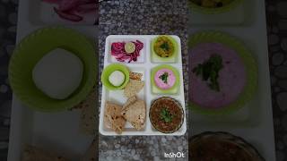 Lunch Thali Thali Ideas Lunch Ideas Indian Lunchytshorts food indianfood subscribe trending [upl. by Digdirb]