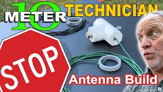 How To Build A 10 Meter Half Wave Dipole Antenna for 10 Meter Ham Radio [upl. by Nnalorac]