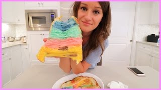 MAKING RAINBOW GRILLED CHEESE [upl. by Buonomo]