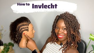 How to makkelijk INVLECHTEN ook voor beginners Natuurlijkkroeshaar Mychaira [upl. by Modesty124]