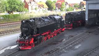 Harzer Schmalspurbahnen HSBdepot in Wernigerode [upl. by Aerdua]