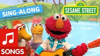 Sesame Street Elmos Ducks Lyric Video  Elmos Sing Along Series [upl. by Barber]