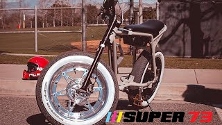 Super73 ZX gets MODDED  Super73 Chopper Wheel Upgrade  Super73 headlight mod  Custom ebike mods [upl. by Gaspar]