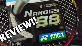 REVIEW YONEX SENAR NANOGY 98 [upl. by Romona940]