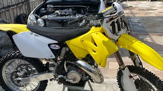 Suzuki Rm125 engine rebuild [upl. by Enaywd809]