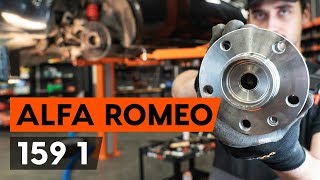 Hoe een achterste wiellager vervangen op een ALFA ROMEO 159 939 HANDLEIDING AUTODOC [upl. by Ydwor]