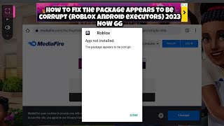 NEW How to fix “ THE PACKAGE APPEARS TO BE CORRUPT” NOW GG ANDROID EMULATOR ROBLOX tutorial OP [upl. by Padgett]