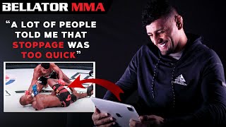 Douglas Lima Reacts to His INSANE knockout of MVP and More  Bellator MMA [upl. by Coopersmith272]