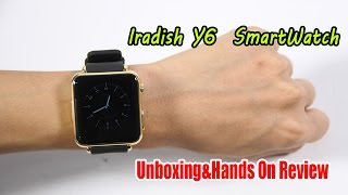 Iradish Y6 Smartwatch From CoolicoolCom [upl. by Aidne283]