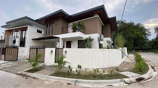 House Tour  Furnished Modern Asian House with Pool for Sale in Angeles City Pampanga • Near Clark [upl. by Enneiviv]