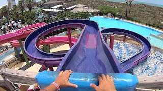 Wizards Waterway Water Slide at Schlitterbahn South Padre Island [upl. by Akamahs]