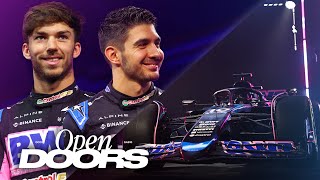 Open Doors 2024 Alpine Motorsports Launch [upl. by Benedicto]