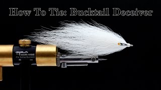 Fly Tying  Bucktail Deceiver [upl. by Ekeiram]