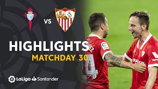 Highlights RC Celta vs Sevilla FC 34 [upl. by Ahtennek223]