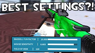 THE BEST SETTINGS FOR PHANTOM FORCES 2023 [upl. by Rilda]