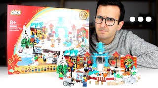 LEGO ICE FESTIVAL REVIEW  LEGO 80109 Chinese New Year Set [upl. by Donielle958]