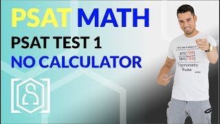 PSAT Math  Practice Test 1 from the College Board No Calculator [upl. by Itnavart246]