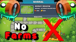 Bloonarius Normal  No Hero Achievement  No Monkey Knowledge  BTD6 Boss Tutorial [upl. by Maise533]