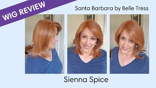 Santa Barbara Wig by Belle Tress in Sienna Spice  Heat Friendly Synthetic Wig [upl. by Aryaz]