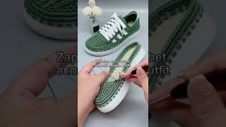 zapatos tejidos a crochet para damaLAS 4 TÉCNICAS PARA TEJER ZAPATOS EN CROCHE [upl. by Suravart]